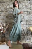 Conrad Grunge Loose Cotton Knit Khaki